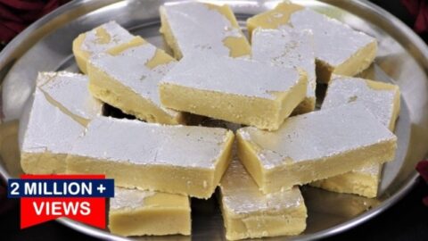 Milk Barfi Recipe Doodh Ki Barfi Recipe How To Make Milk Barfi At