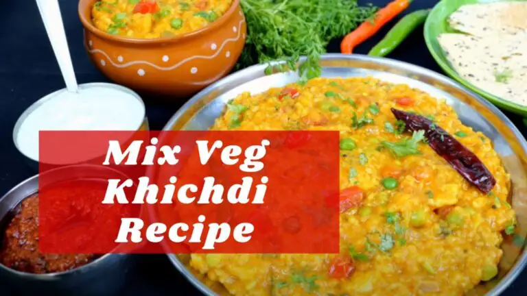 mix veg khichdi recipe