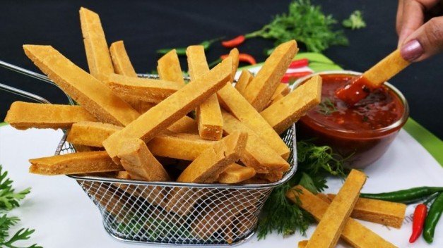 Besan French Fries Recipe