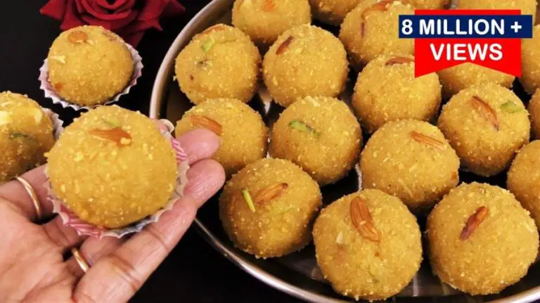 Besan Suji Ladoo Recipe