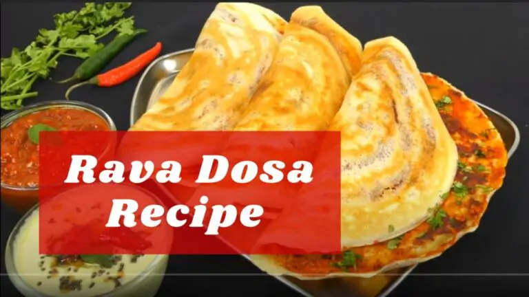 Instant Rava Dosa Recipe