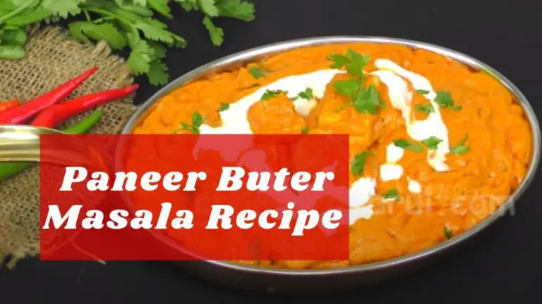 paneer butter masala recipe