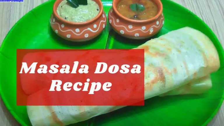 masala dosa recipe