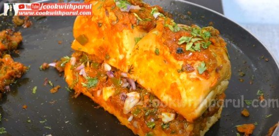 malala pav is roasted completely 