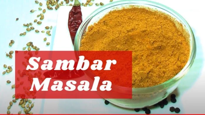 sambar masala recipe