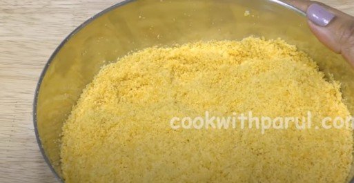 filtered gram flour mix for mohanthal recipe 