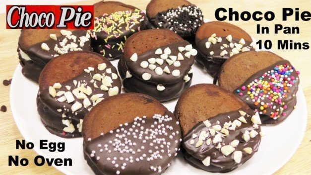 Market Style Choco Pie Recipe | How to make Choco Pie at Home | Chocolate Pie Recipe 