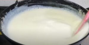 boiling milk mix for condensed milk recipe 