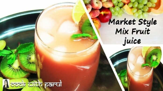Mix Fruits Juice recipe