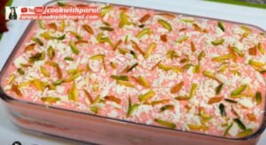 Instant Rose Malai Cake Recipe 8