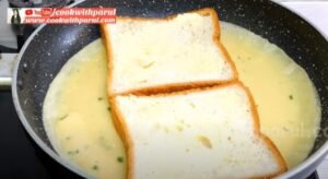 Veg Eggless Omelette Sandwich Recipe 5