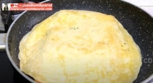 Veg Eggless Omelette Sandwich Recipe 6