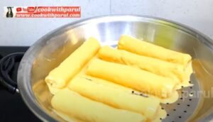 Bread Roll Dhokla Recipe 9