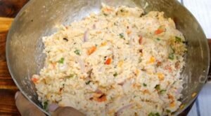Rice Roastie Recipe Leftover Rice Breakfast Recipe 3