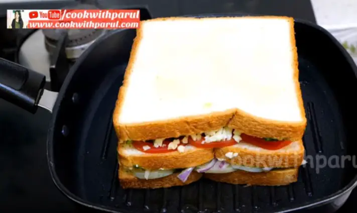 Mumbai Grill Sandwich Recipe | How To Make Mumbai Grill Sandwich ...