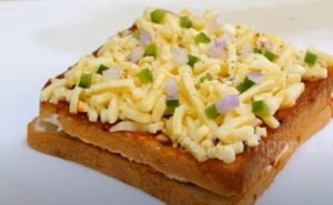 Cheesy Veg Grilled Sandwich Recipe 6