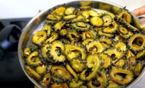 Onion Karela Sabji Recipe 5