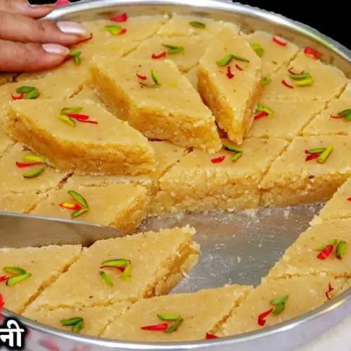 Peanut Coconut Barfi Recipe How To Make Peanut Coconut Barfi