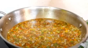 mix vegetable Hot and sour soup recipe 6