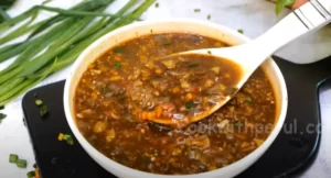 mix vegetable Hot and sour soup recipe 8