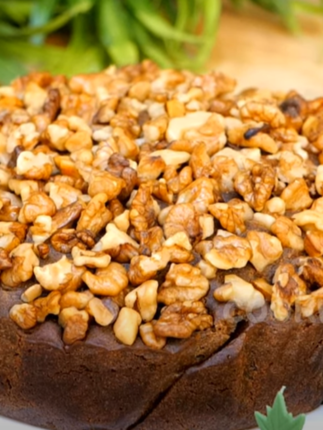 Walnut Date Cake Recipe
