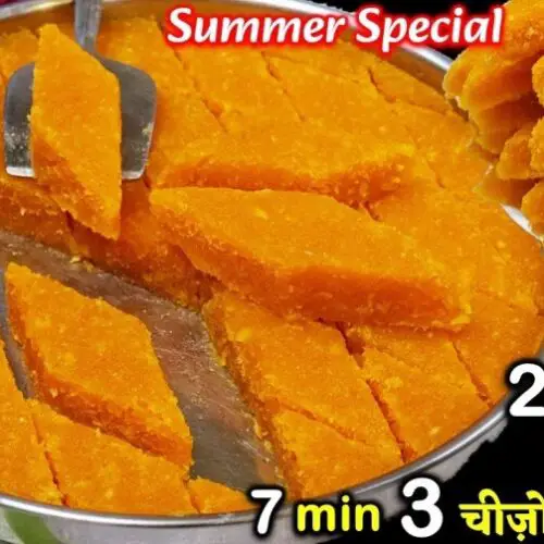 Mango Malai Barfi Recipe | How to make Mango Barfi at Home | Mango ...