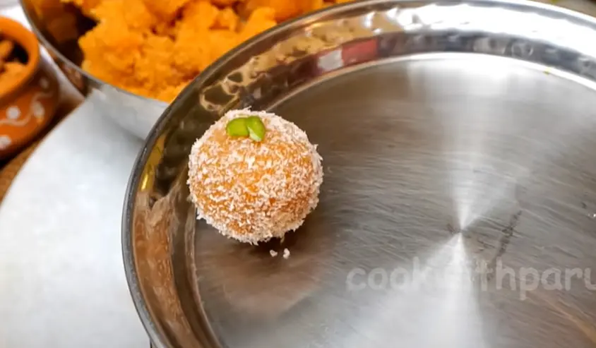 Caramel Coconut Ladoo Recipe 3