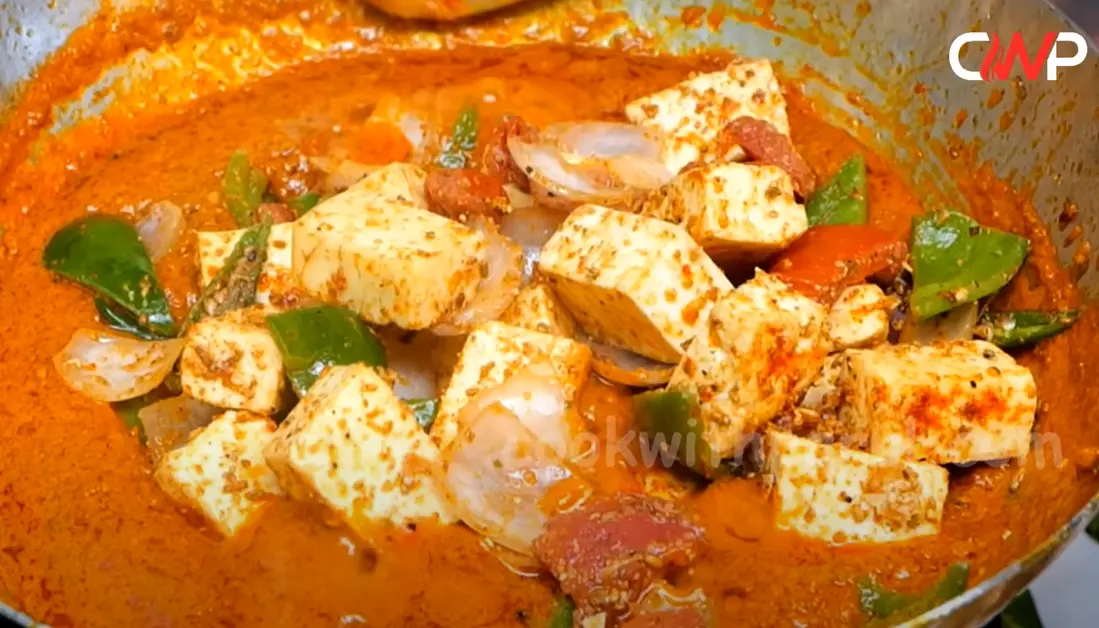 Kadai Paneer Recipe 7