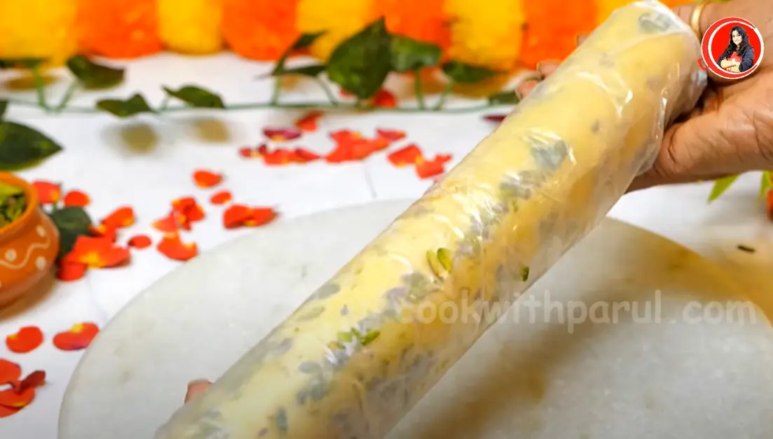 Kalakand Roll Recipe 3