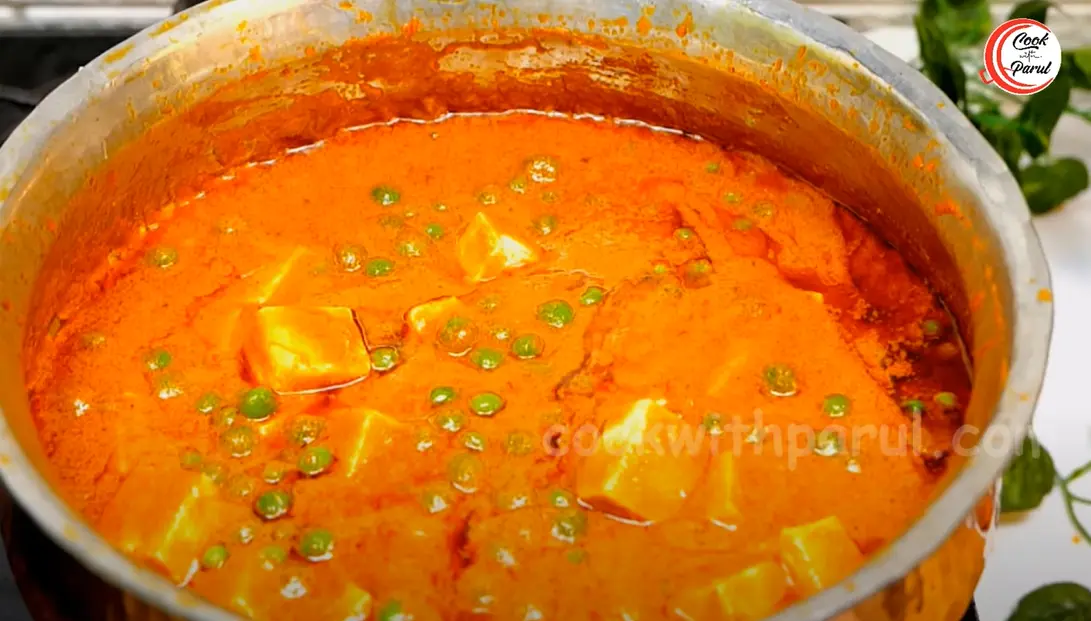 matar paneer ki sabji recipe 8