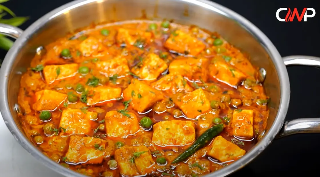 matar paneer ki sabji recipe 9