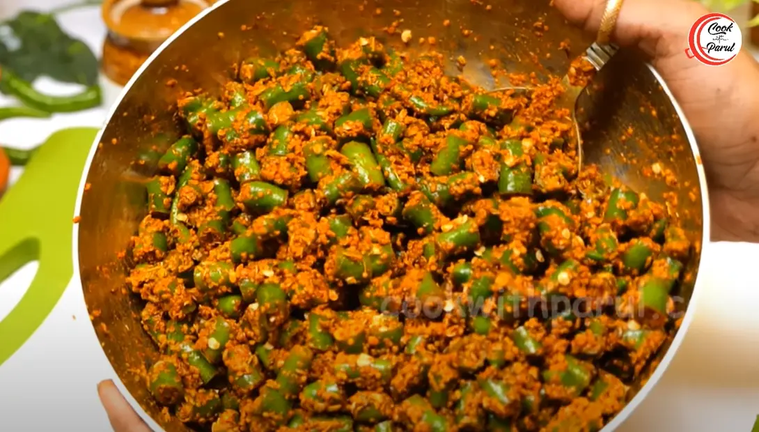 Hari Mirchi ka Achar Recipe 3