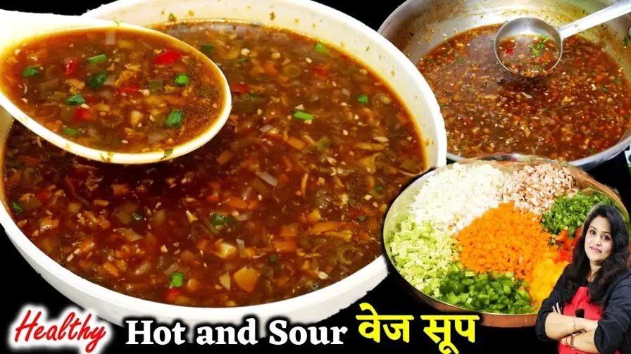 Veg Hot & Sour Soup Recipe