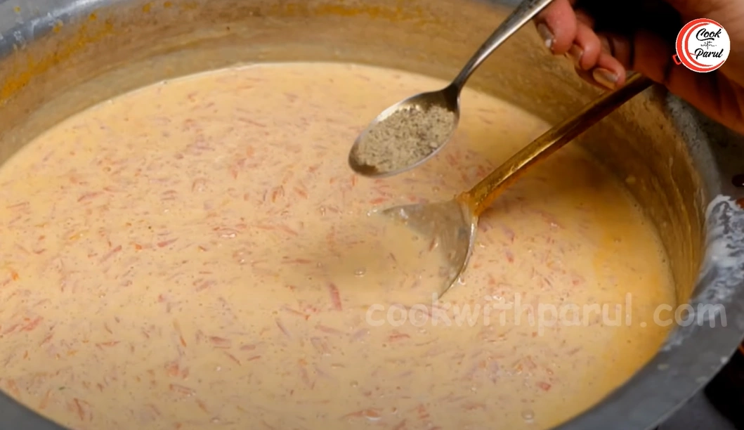 gajar ki kheer recipe 5