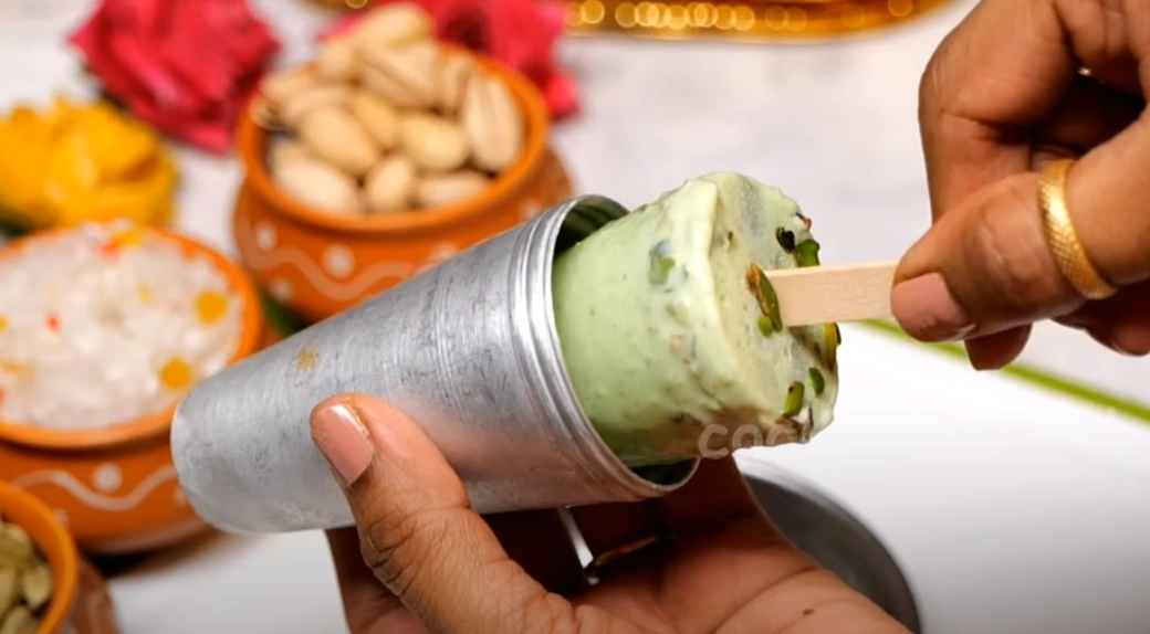kesar pista kulfi recipe 4