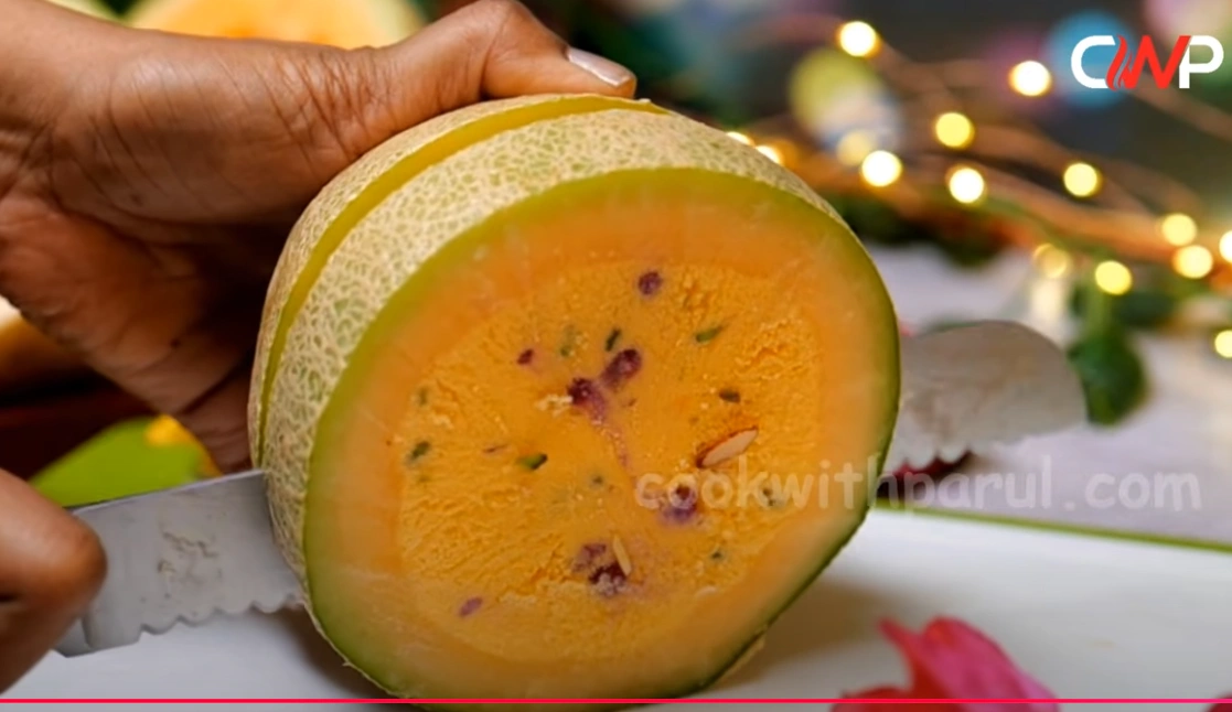 Muskmelon Ice Cream Recipe 6